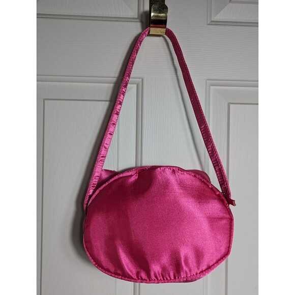 Sanrio Hello Kitty Shoulder Purse Bag Rainbow Pink Sequin Satin Zip 2012 - Picture 14 of 14